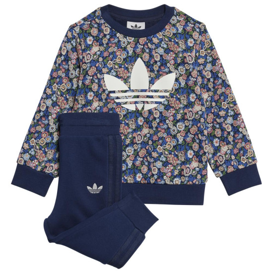 Adidas Βρεφικές φόρμες σετ Originals x Liberty London Crew Set
